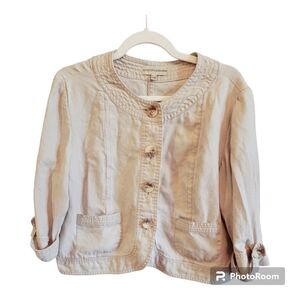 Marvin Richards Khaki 100% Linen Jacket